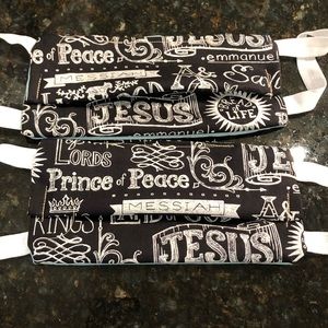 NEW Set 4 Face Masks Jesus Religion King